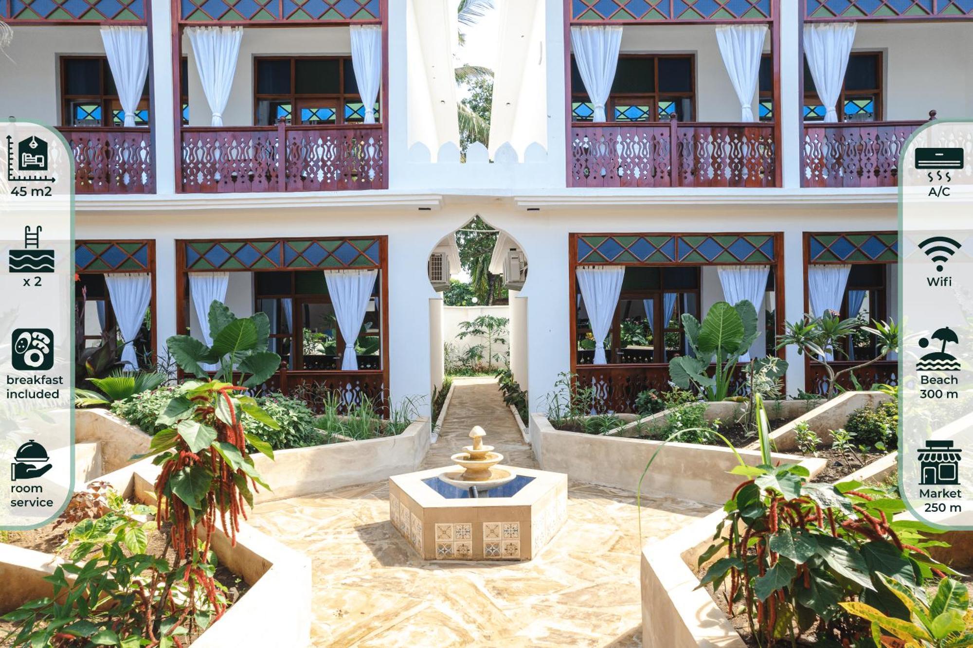 Tasneem Islamic Luxury Suites Jambiani  Exterior foto
